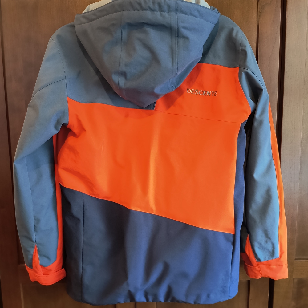 Spyder Orange and Blue Jacket with Black Pants - Picture 4 of 12